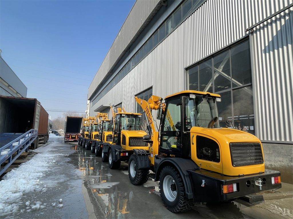 1500 kgs Radlader ZL15, Yunei Euro 5 Motor, Winterreifen